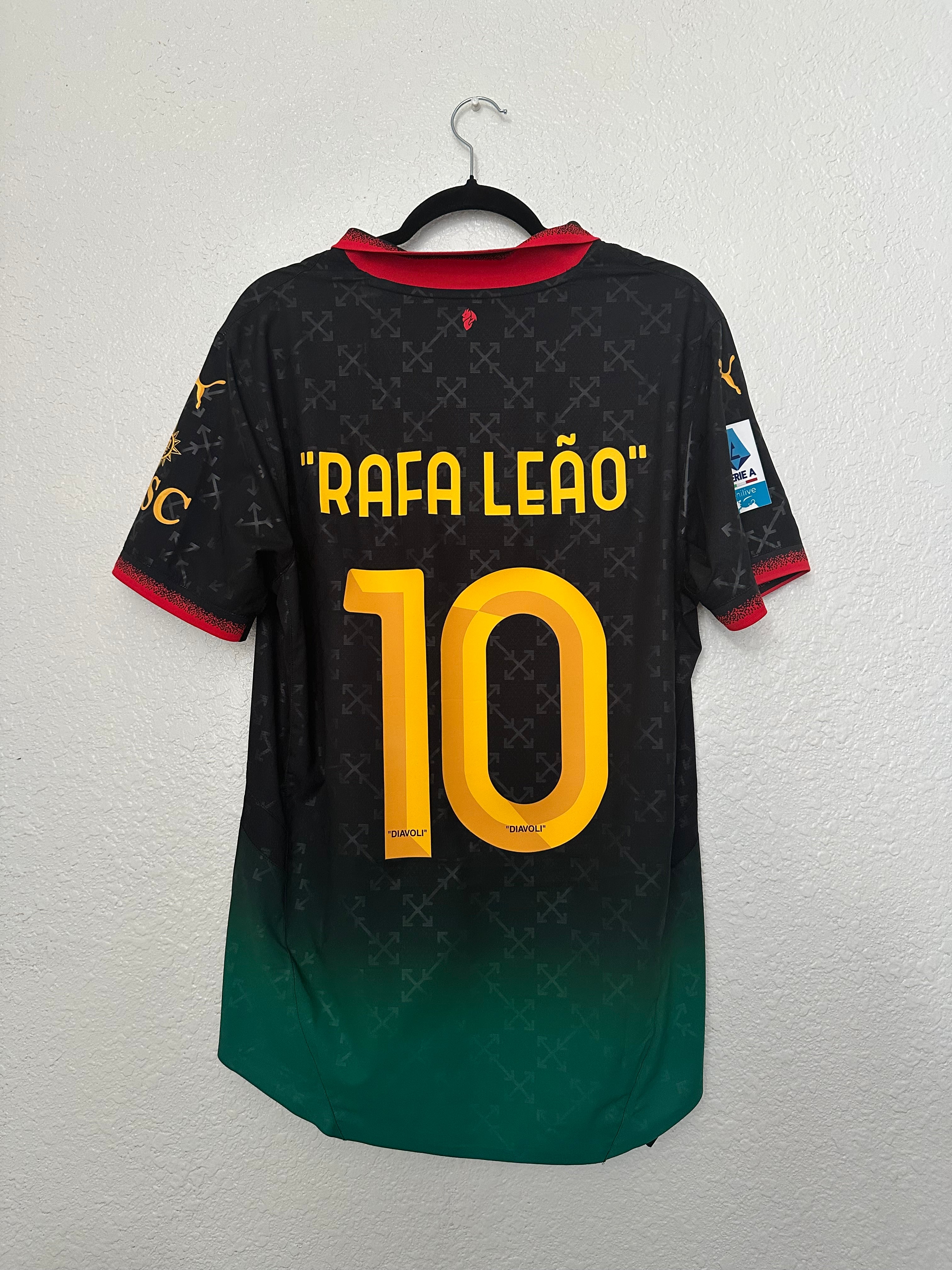 AC Milan x OFF-White 2024-2025 Home AUTHENTIC 'Rafael Leao' Jersey (L)