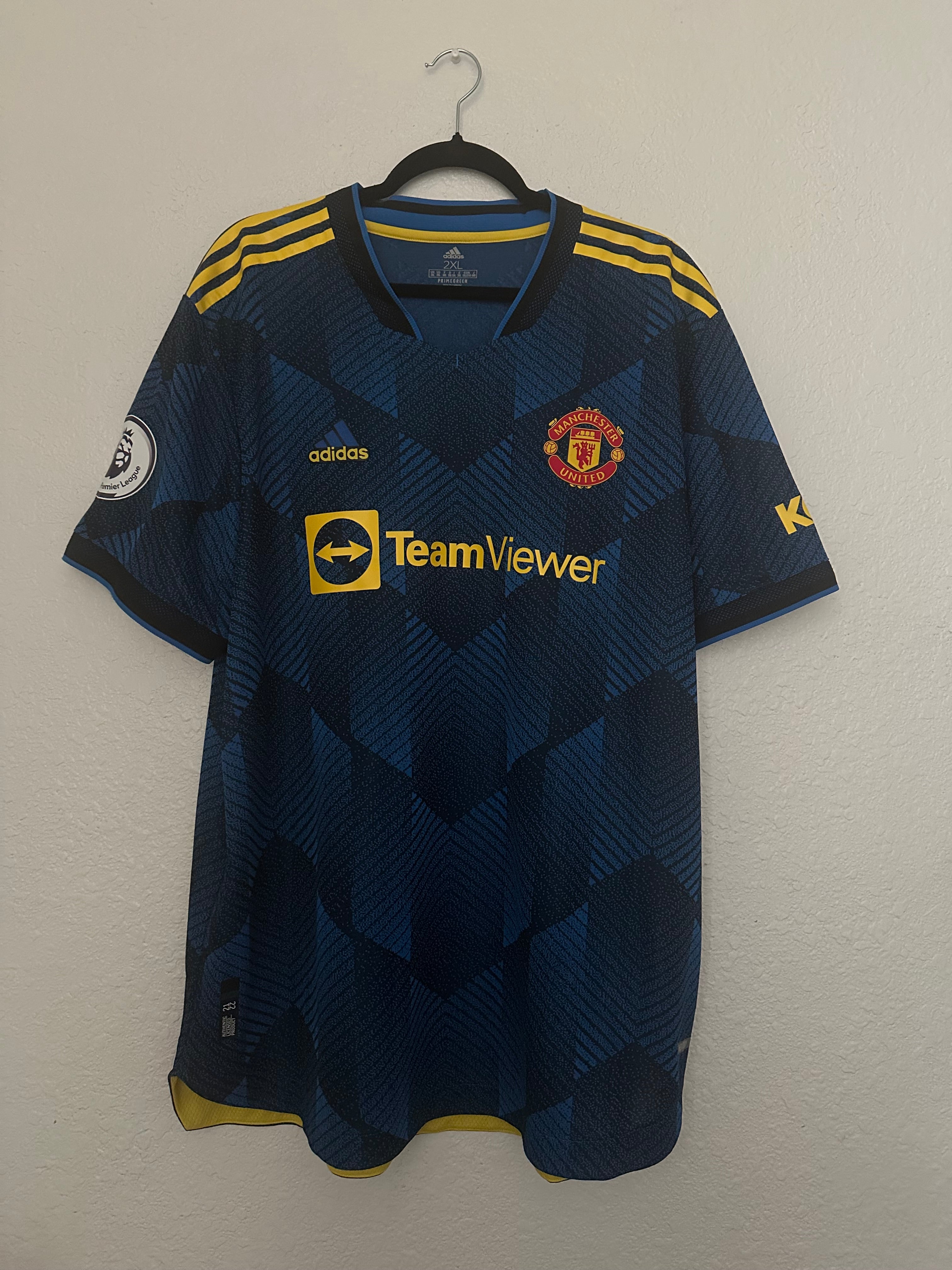 Manchester United ‘Cristiano Ronaldo’ 2021-22 Third Jersey Authentic (2XL)