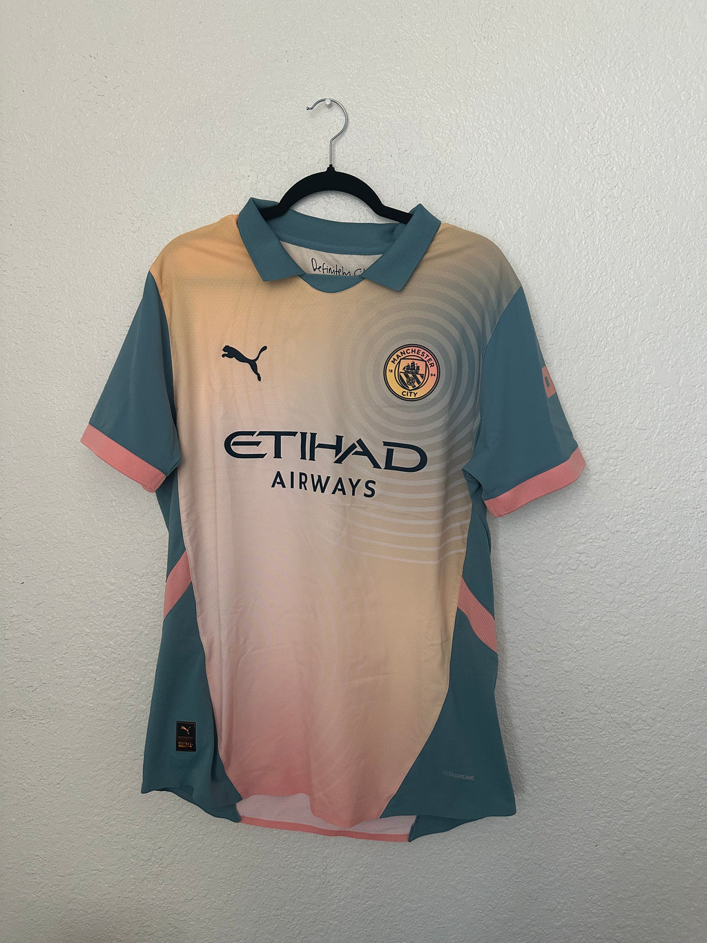 Manchester City 2024-2025 'Erling Haaland' Fourth Jersey AUTHENTIC (XL)