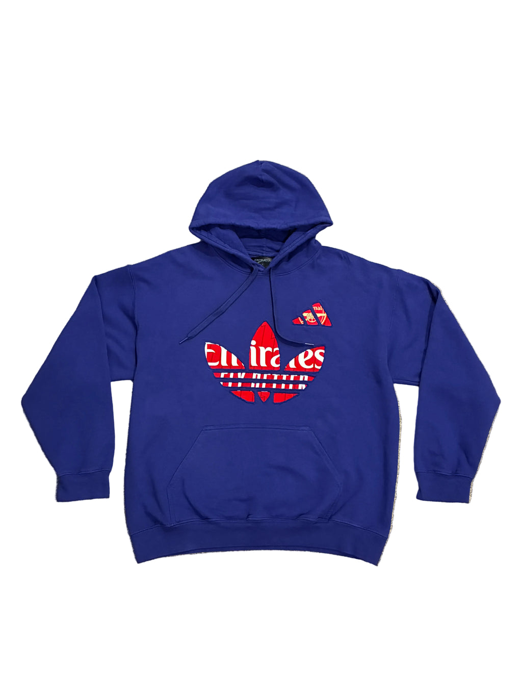 Purple Arsenal Gunners Inspired Streetwear Hoodie Jersey Custom Sewn