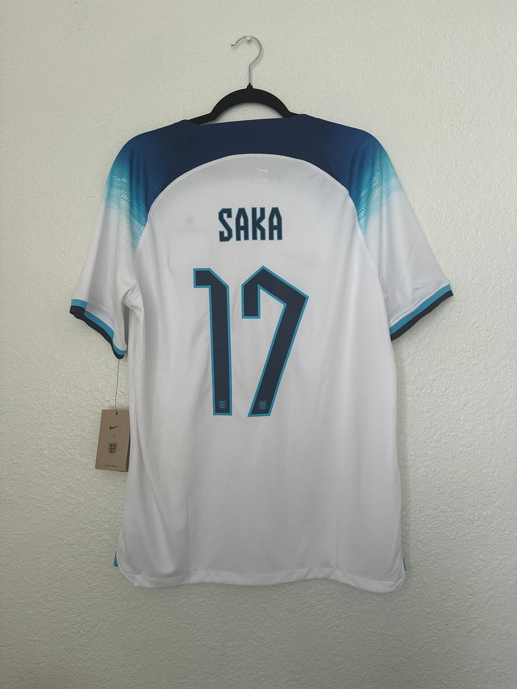 England 2022 Home 'Bukayo Saka ' Jersey (L)