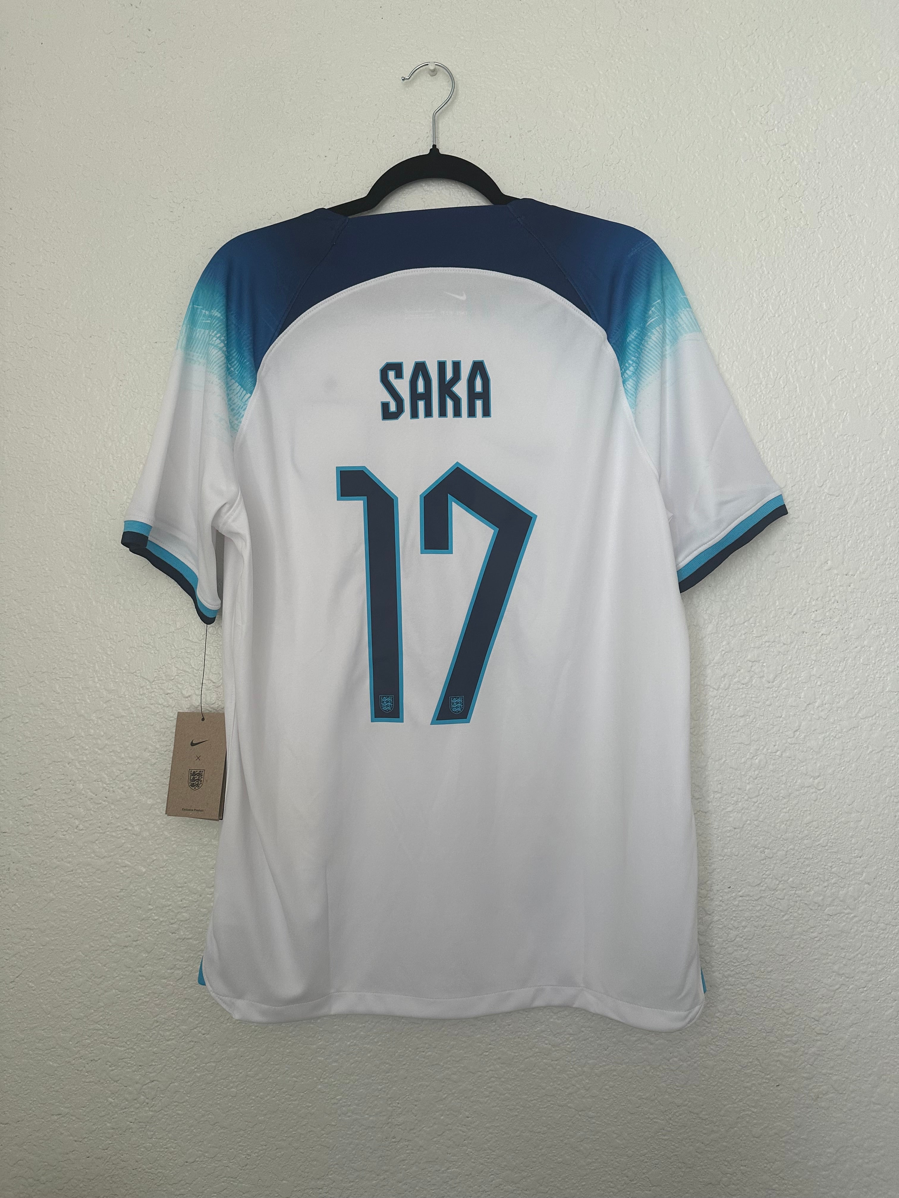 England 2022 Home 'Bukayo Saka ' Jersey (L)