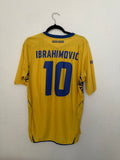 Sweden 2008 Home 'Zlatan Ibrahimovic' Jersey (XL)