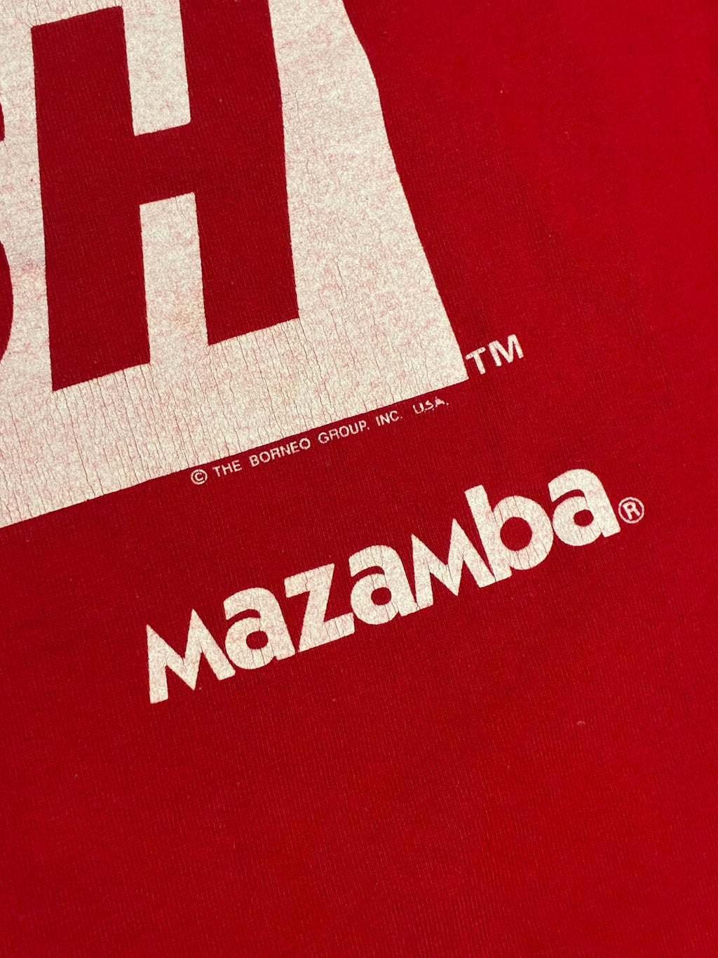 Mazamba "ATTACK EXECUTE FINISH" Vintage T Shirt (L)
