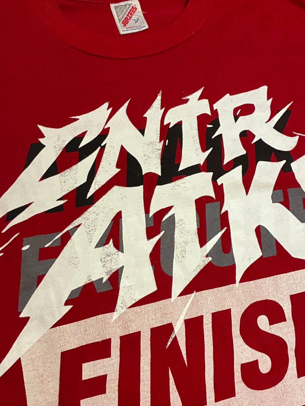Mazamba "ATTACK EXECUTE FINISH" Vintage T Shirt (L)