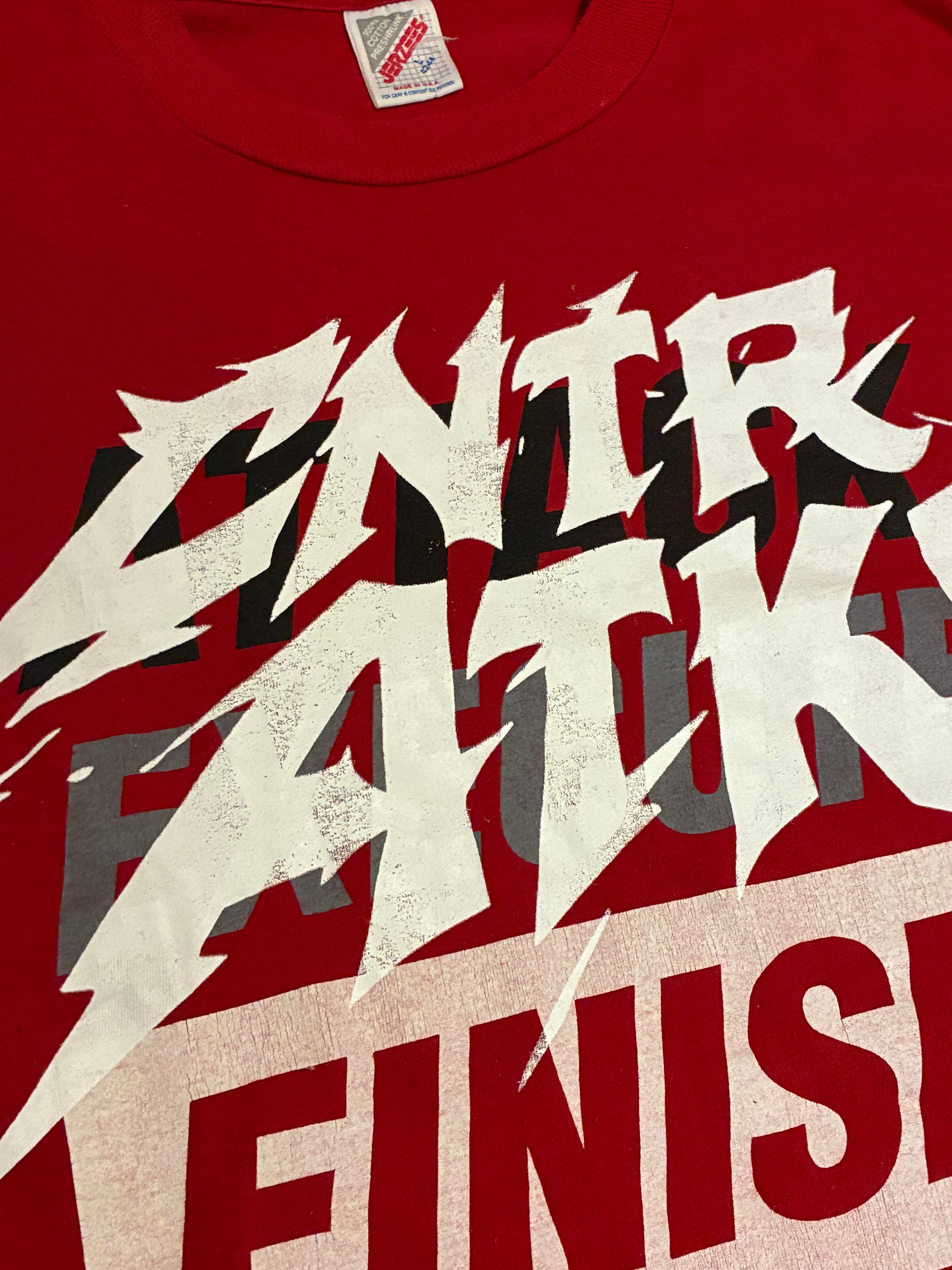 Mazamba "ATTACK EXECUTE FINISH" Vintage T Shirt (L)