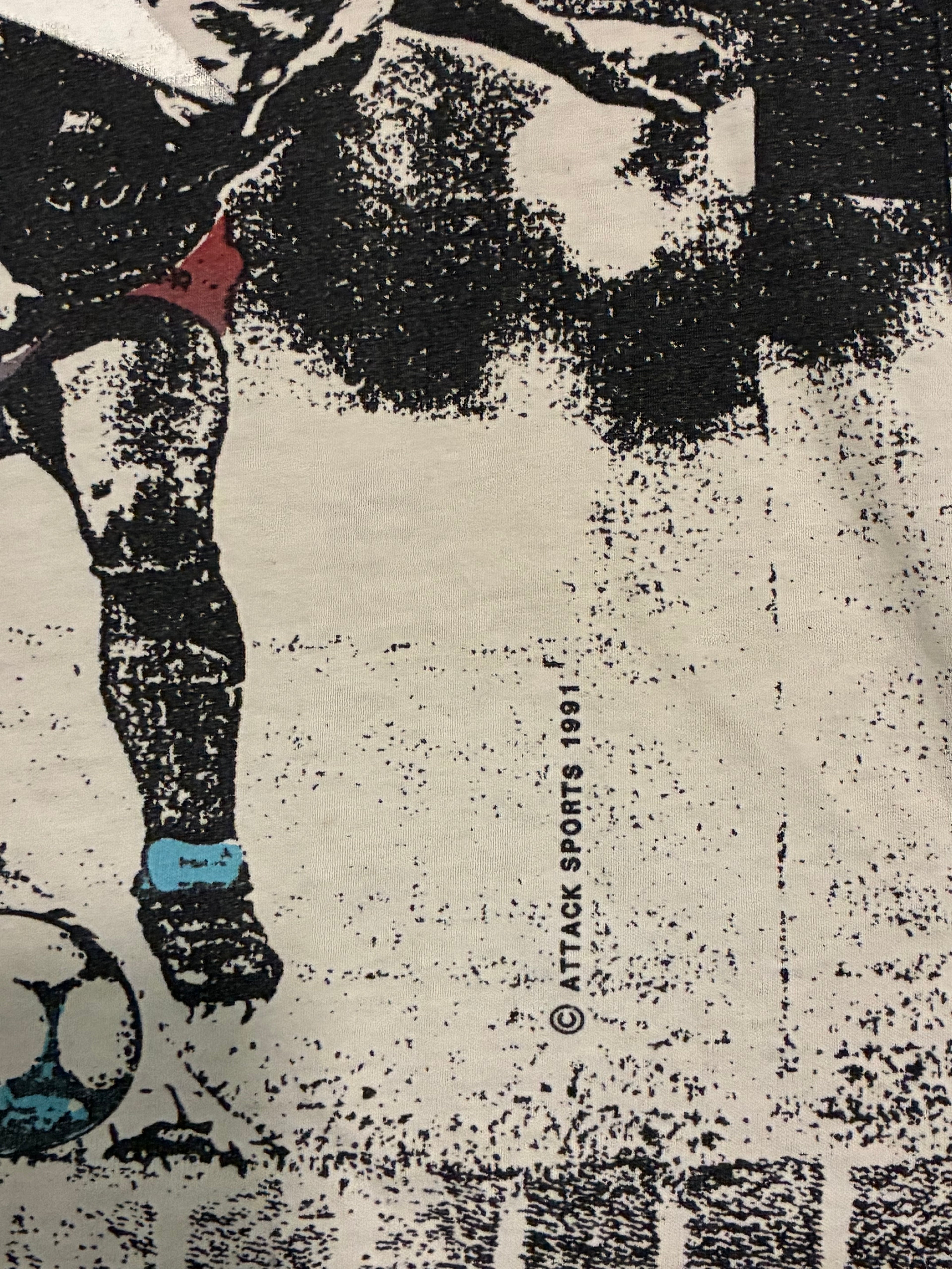 Attack Sports "Soccer Attack" Vintage T Shirt (L)