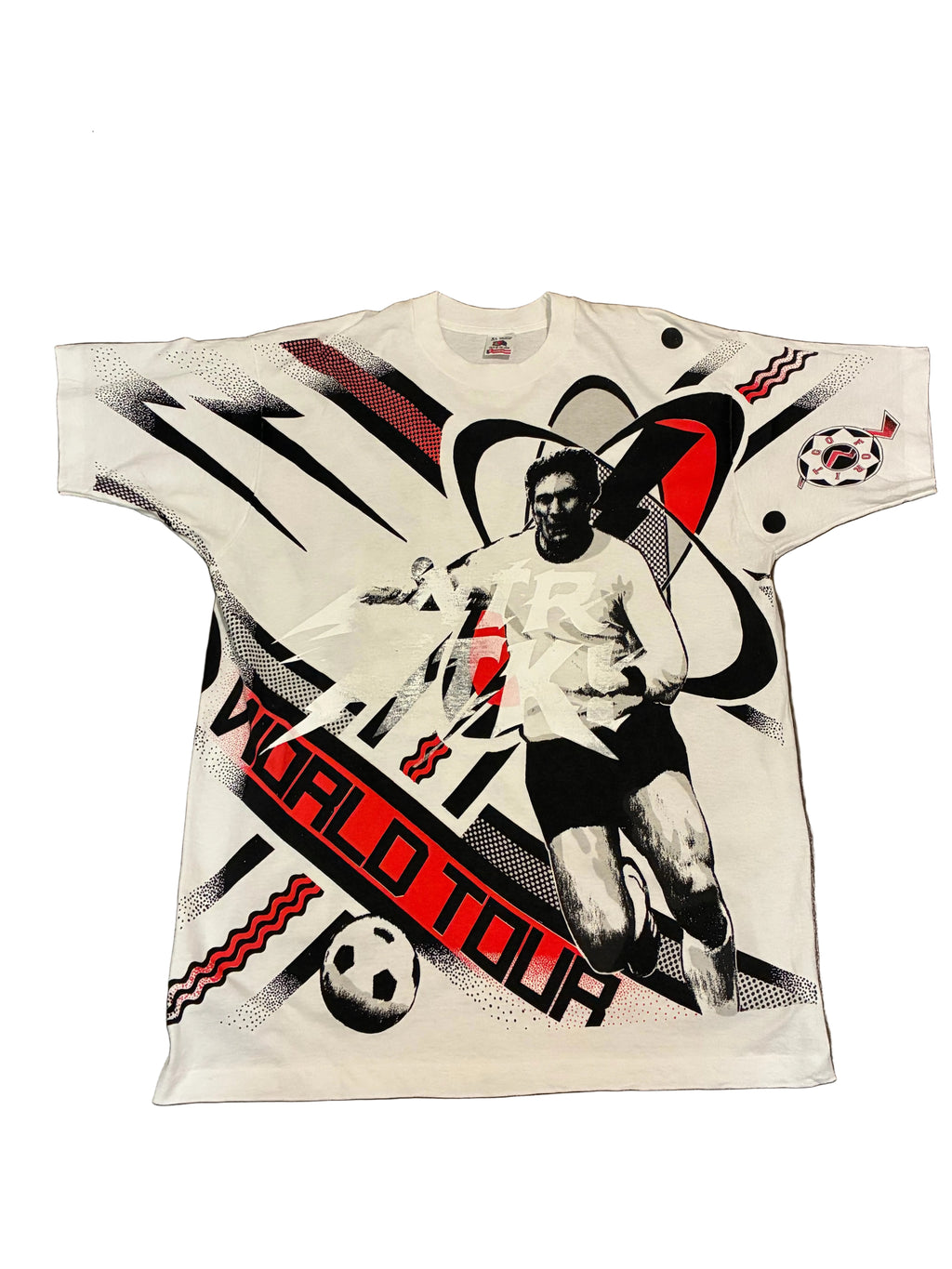 Football "World Tour" Vintage T Shirt (XL)