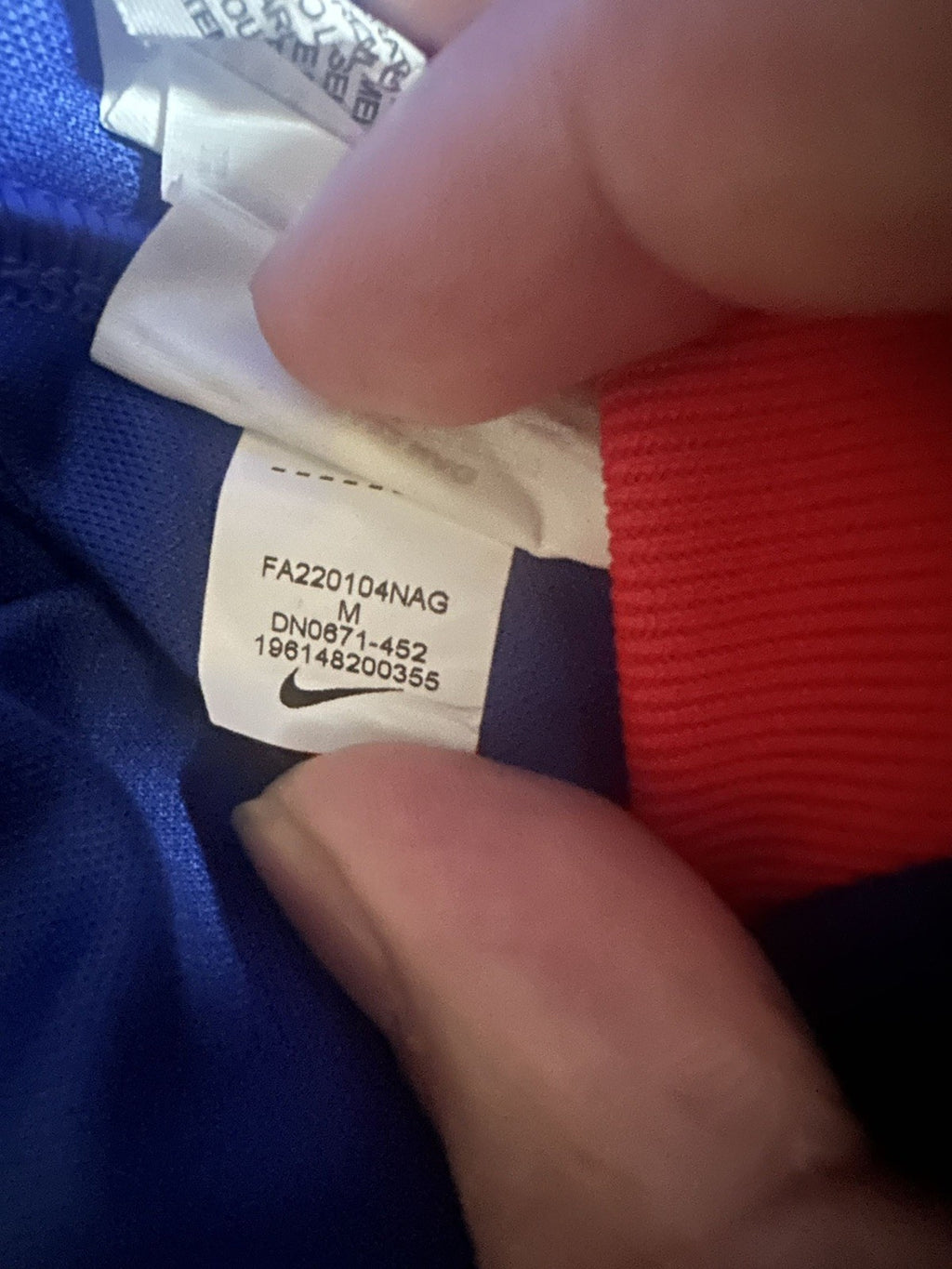 USMNT 2022 'Pulisic' Away L/S Jersey (M)